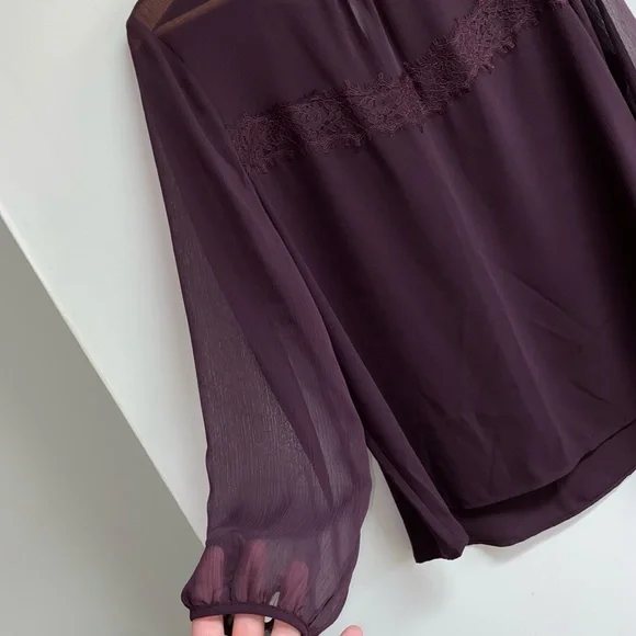 Apt. 9 Women's Purple Blouse - Picture 6 of 11